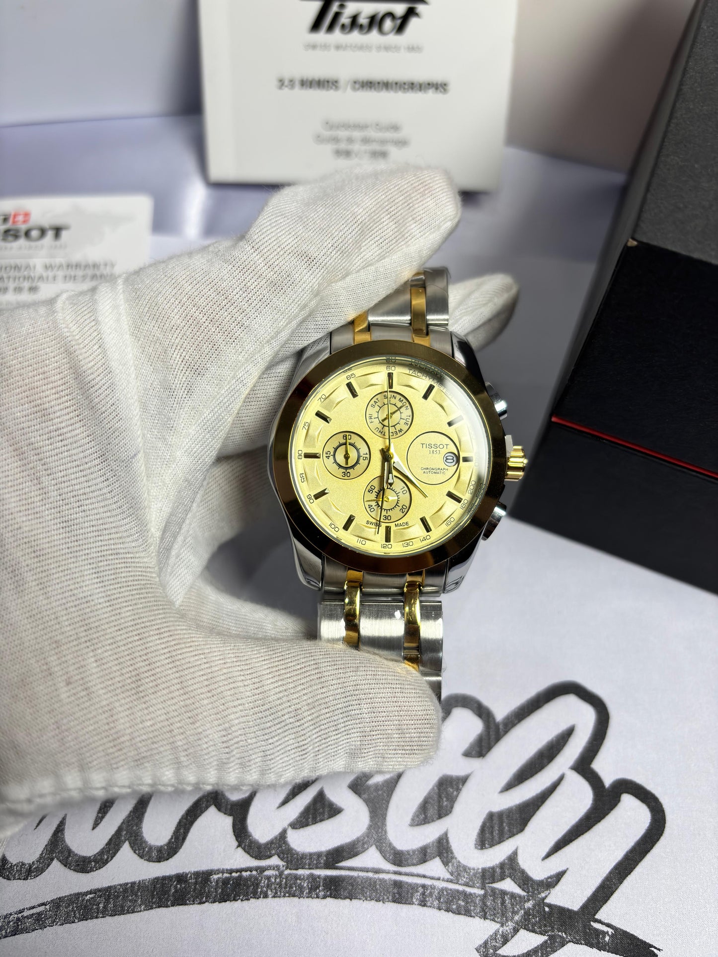 Tiss Chain Chronograph 1853 | 1:1 Quality(HEAVY QUALITY)