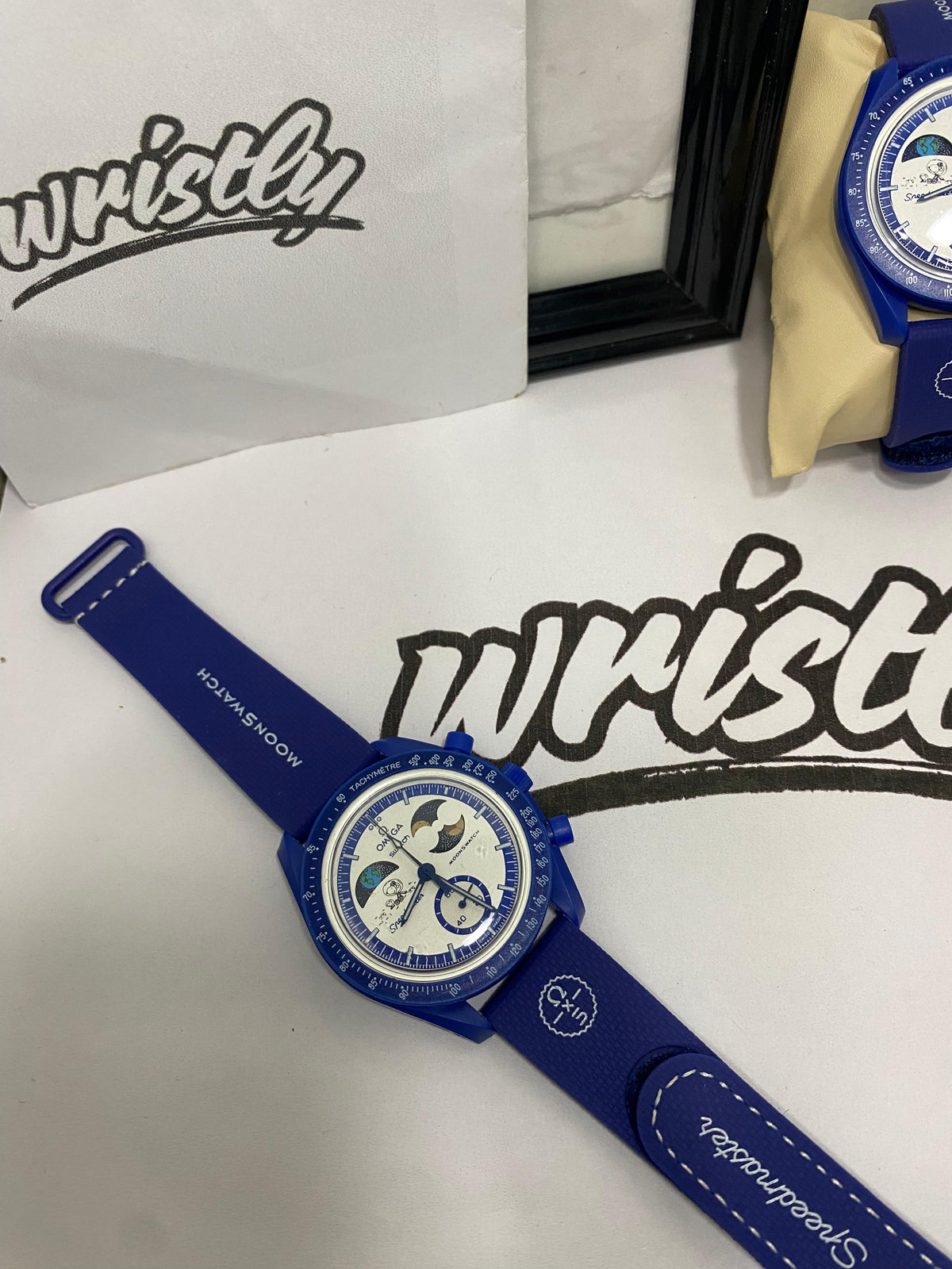 Speedmaster Blue Limited edition