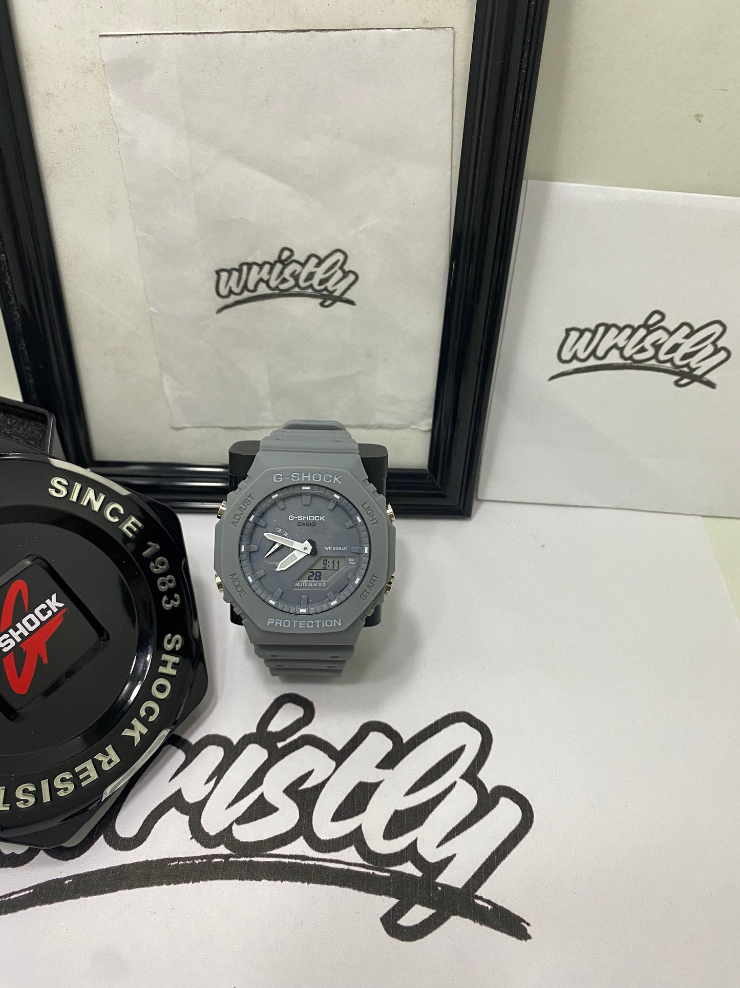 GA-2100 || FULL GREY || Chrono Working