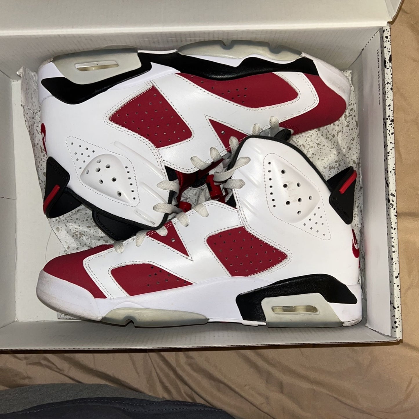 NIK AIR Jordans | Full OG Quality With OG BOX + Laces extra + accessories RED -WHITE BONE
