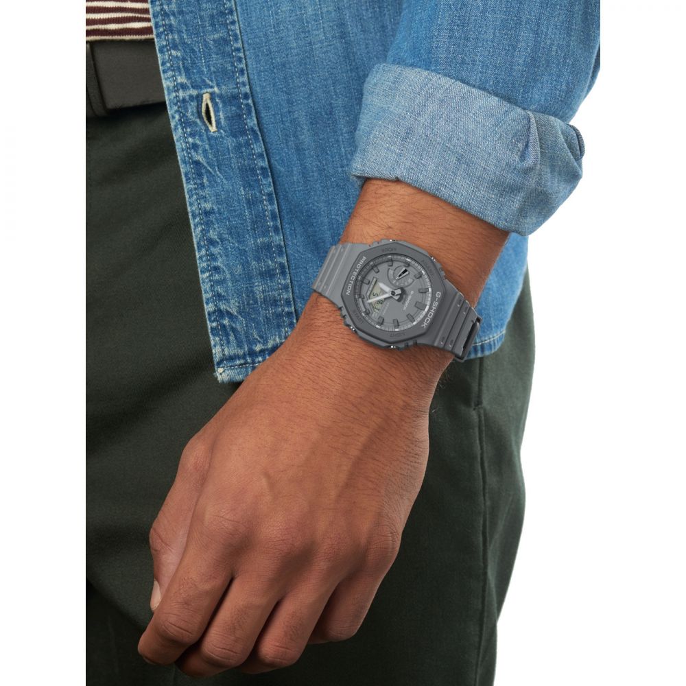 GA-2100 || FULL GREY || Chrono Working