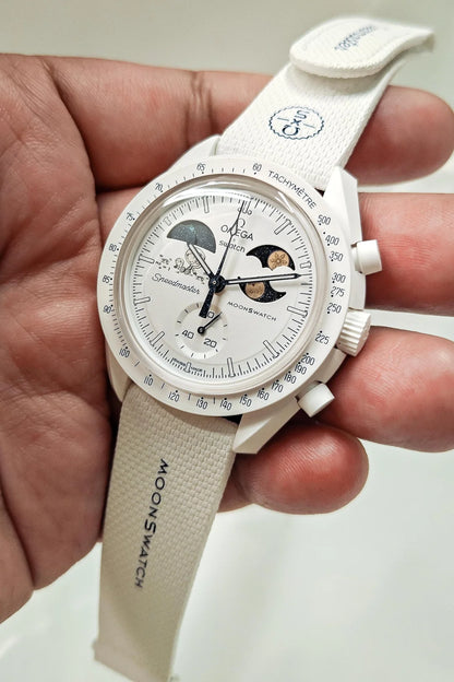 Speedmaster -Full white - Chronograph Working